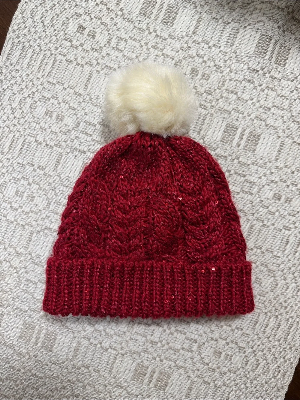 Kids Knit Pom Beanie Hat